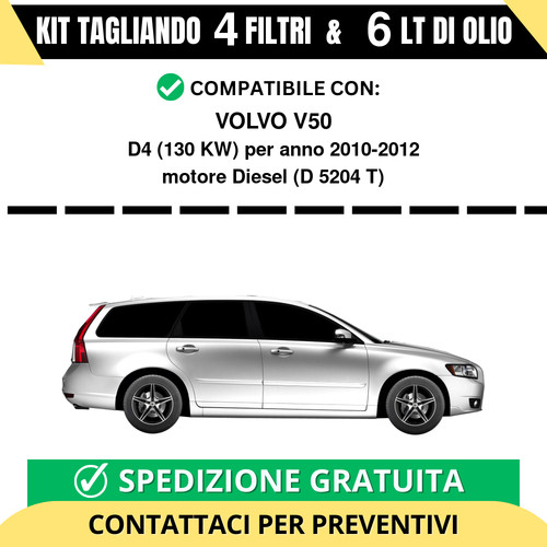 Tagliando per volvo - tagliando, d4