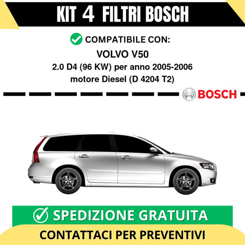 Kit bosch filtri tagliando - 4,